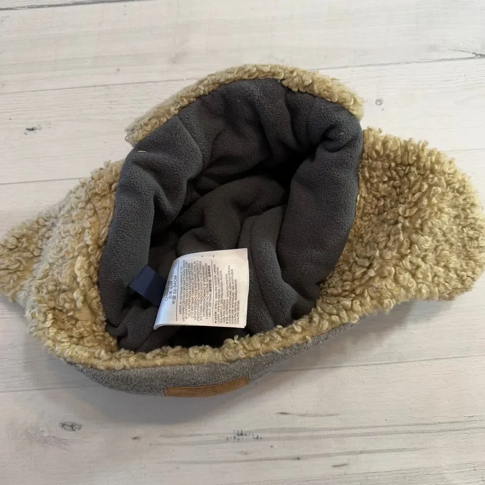 Gap kids‎ grey Sherpa trapper hat youth small/medium